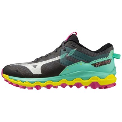 Zapatillas Para Correr Mizuno WAVE Mujin 9 Mujer Negros / Plateados / Verdes - Chile M028QNHKRA